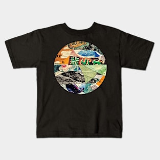 vivid abyss – abstract alchemy (circle) Kids T-Shirt